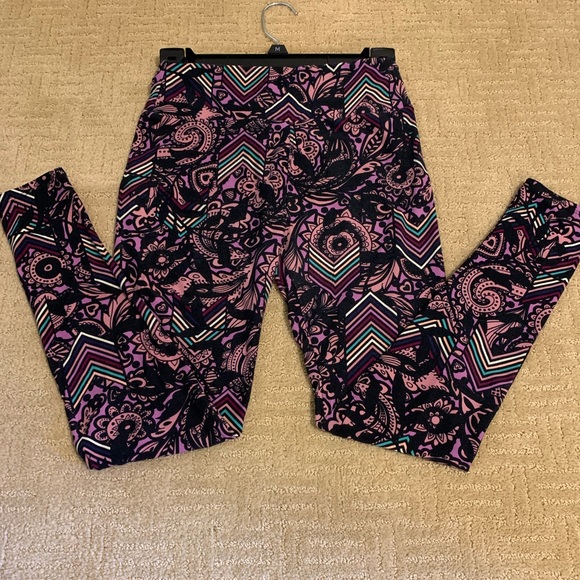 EUC LuLaRoe OS Leggings - Picture 6 of 10